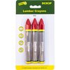 L.H. Dottie L.H. Dottie Red Lumber Crayon (3 Pack) DCR3P